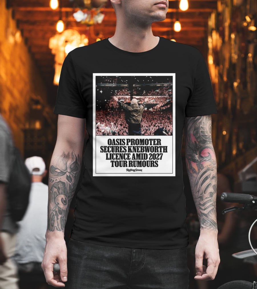 Rolling Stone Oasis Promoter Secures Knebworth Licence Amid 2027 Tour Rumours T-Shirt