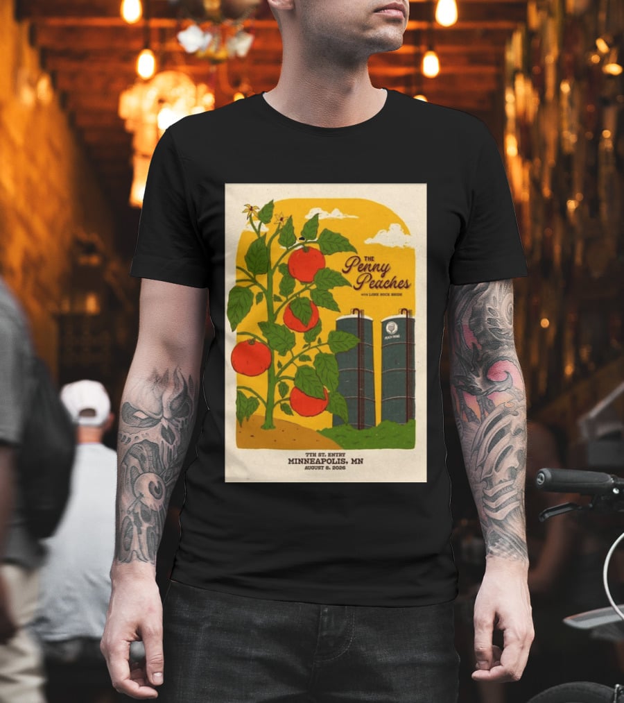Penny Peaches With Loose Rope Series 7th Street Entry Minneapolis MN August 8 2026 T-Shirt