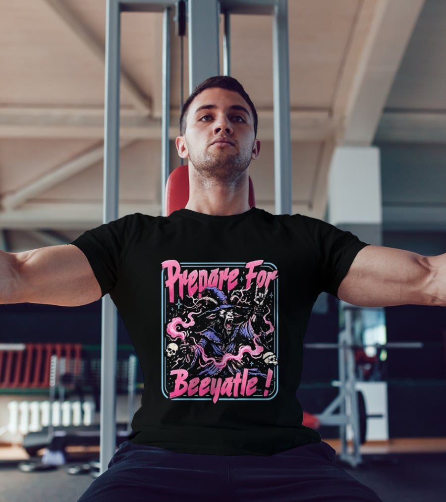 Prepare For Beeyatle Goat Wizard Metal Magic Skulls T-Shirt