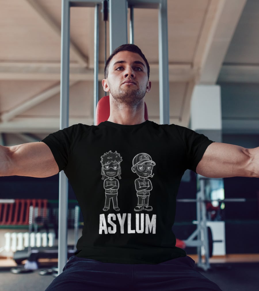 Asylum Remake Store Cartoon Characters T-Shirt