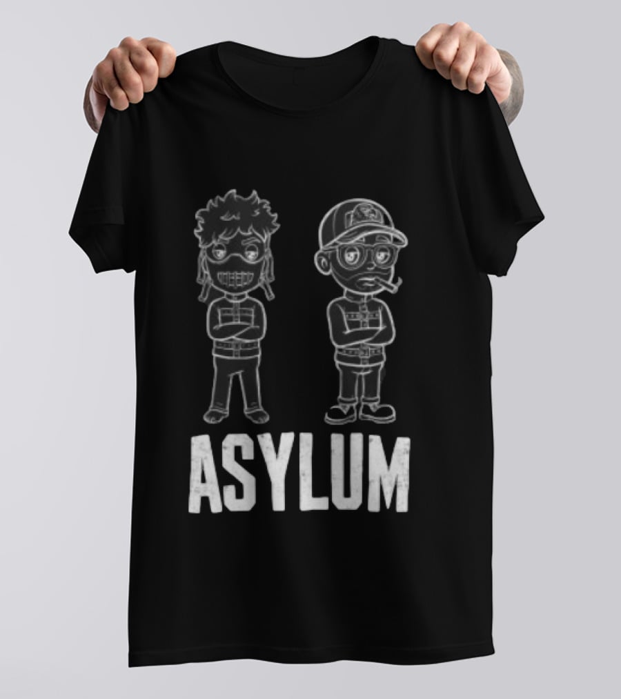 Asylum Remake Store Cartoon Characters T-Shirt