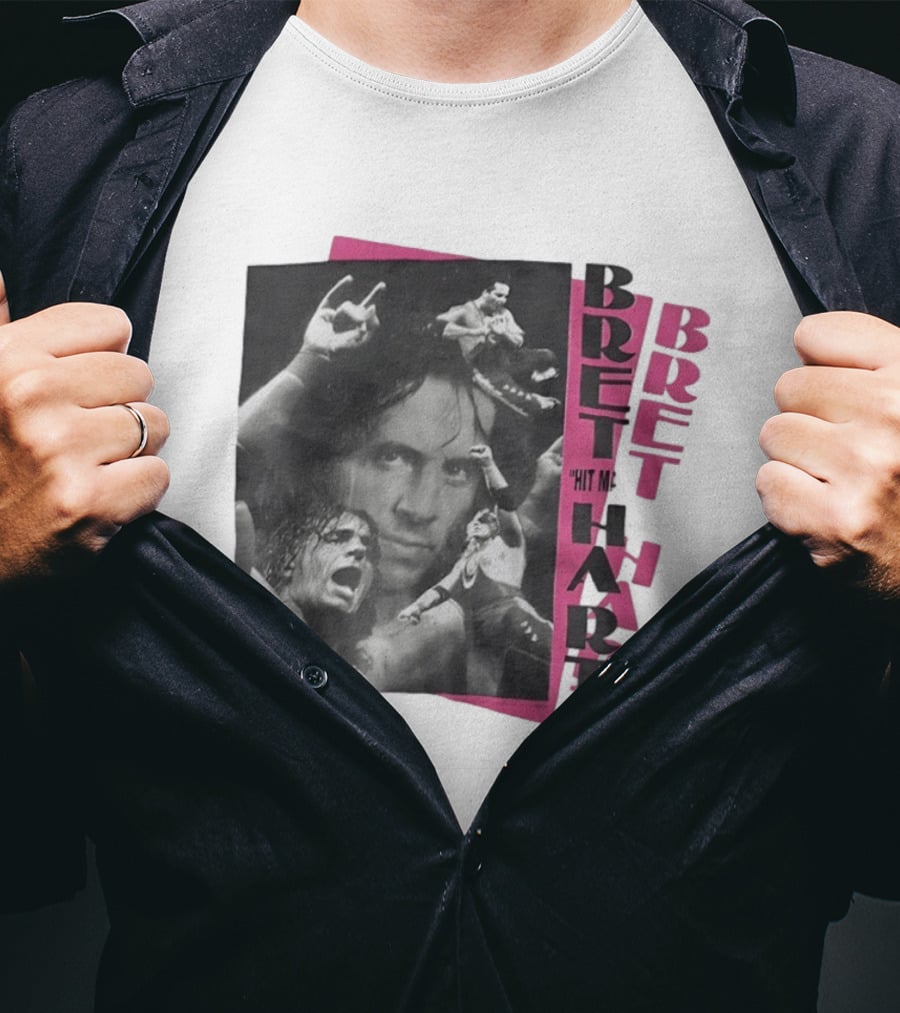Bret Hit Man Hart WWF Wrestling Legend T-Shirt