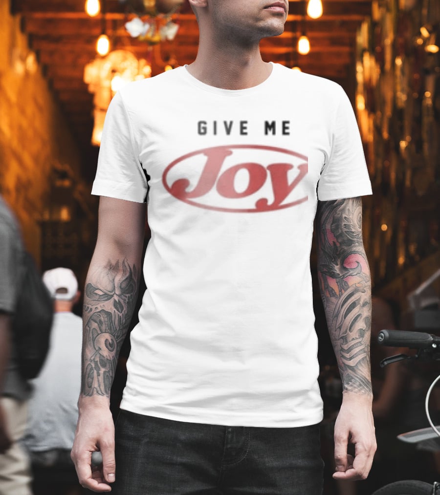 Elle Limebear Store Joy Give Me White T-Shirt