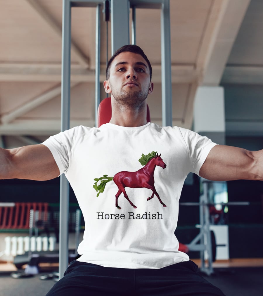 Horse Radish Vegetable Pun Humor T-Shirt