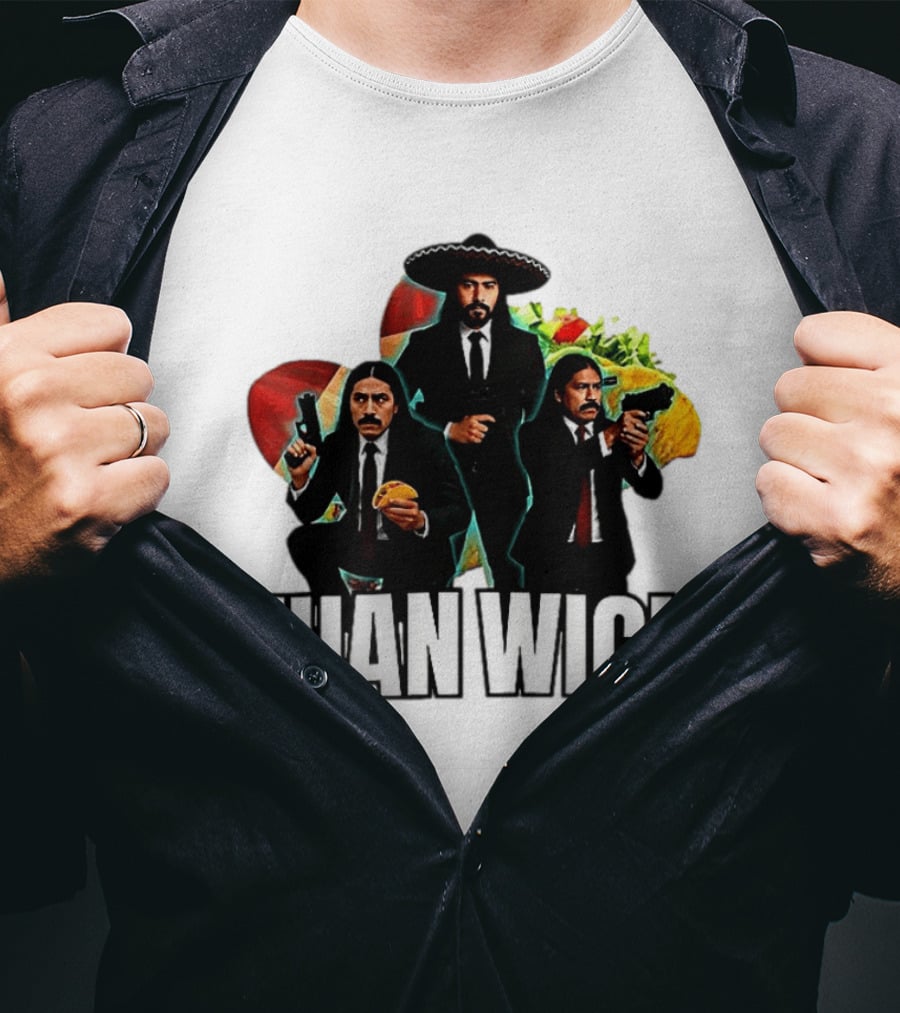 Juan Wick John Wick Taco Sombrero Mexican T-Shirt