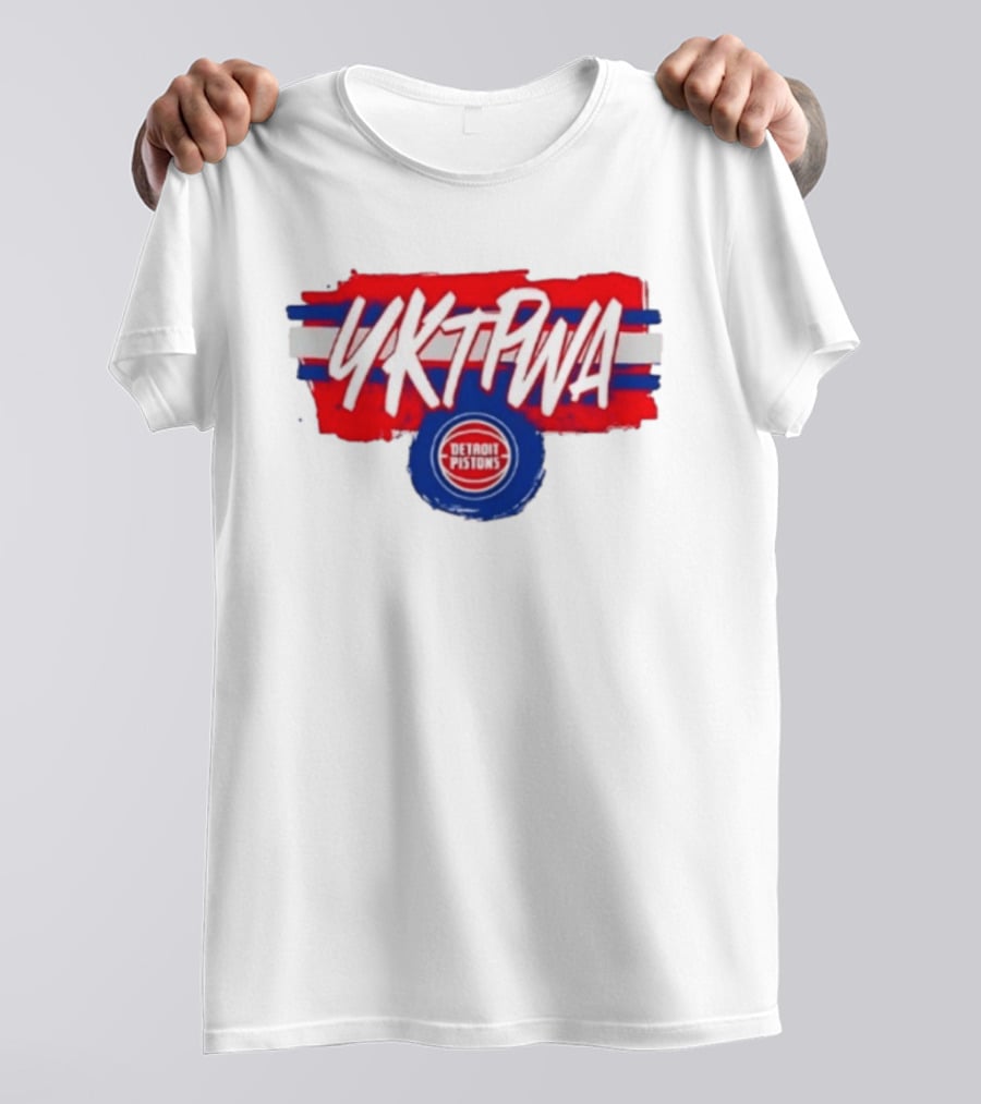 Yktpwa Detroit Pistons Celebration T-Shirt