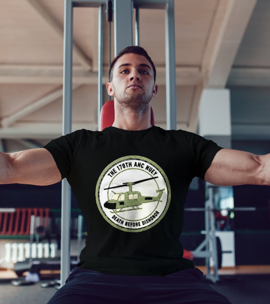 The 178th AHC Huey Death Before Dishonor Helicopter T-Shirt
