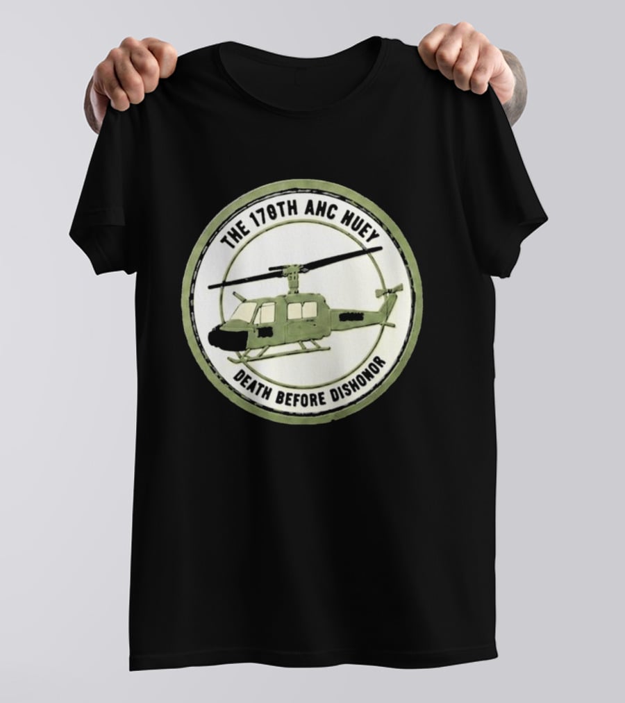 The 178th AHC Huey Death Before Dishonor Helicopter T-Shirt