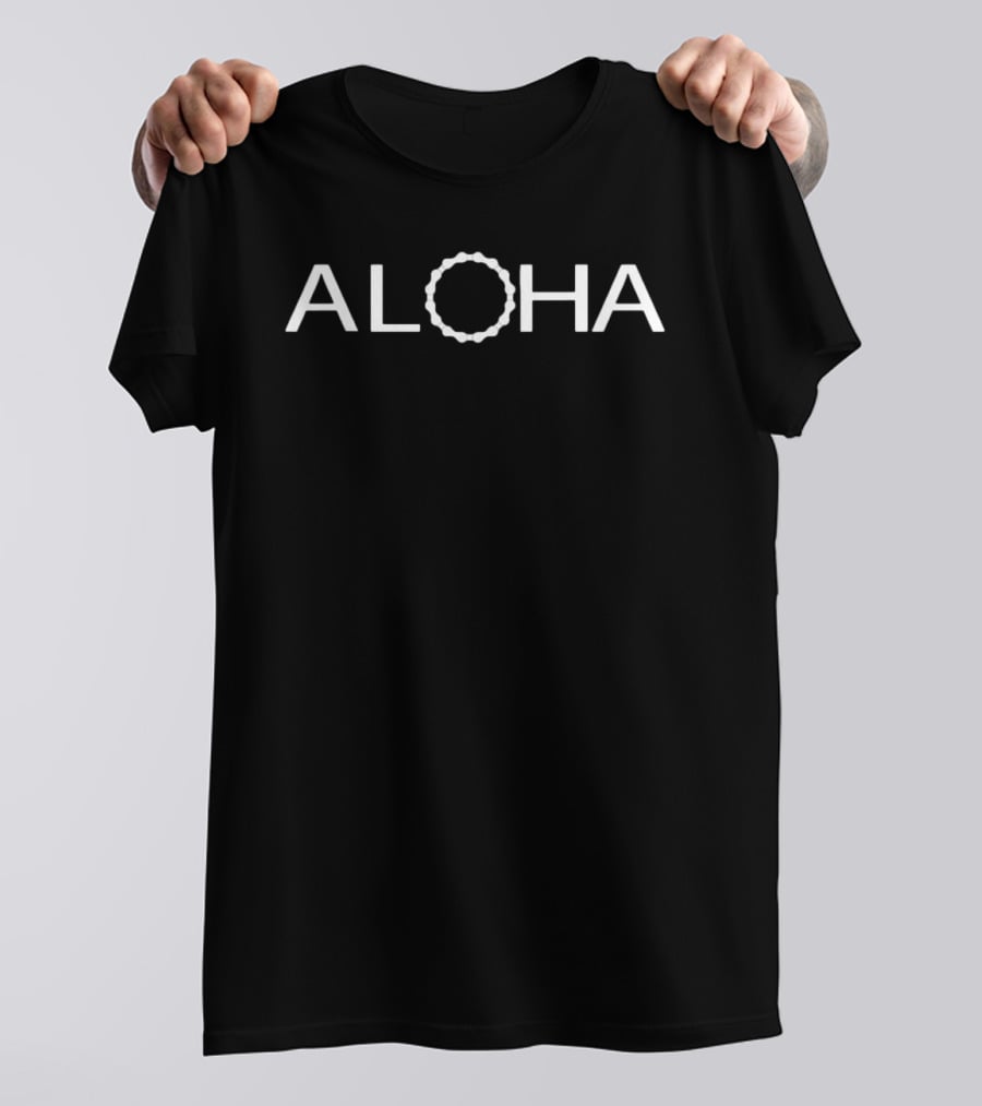 Aloha Bike Chain Circle T-Shirt