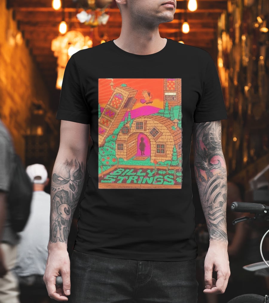 Billy Strings Fishers IN 2026 Night 3 Live August 8 Event Center T-Shirt