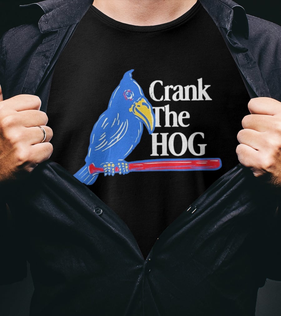 Crank The Hog Villanova Wildcats Basketball Jay Wright NCAA Sports T-Shirt