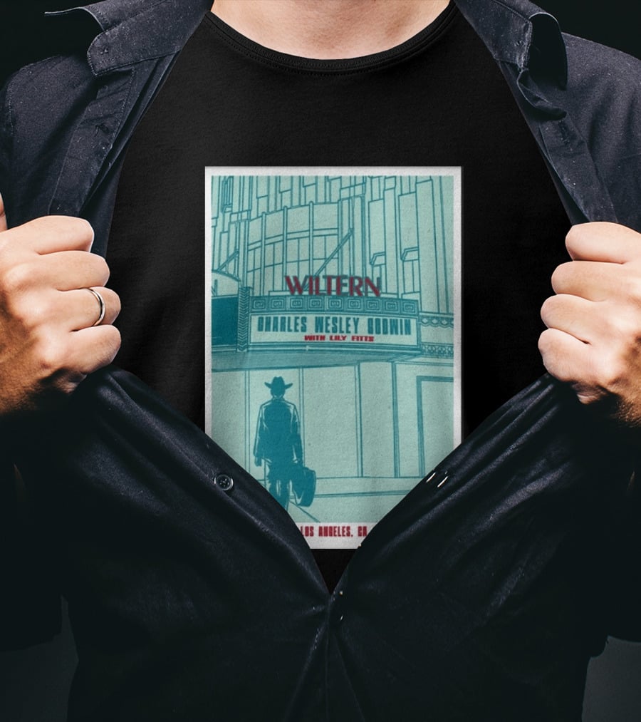 Charles Wesley Godwin Live At The Wiltern With Lilly Hiatt August 7 2026 Los Angeles CA T-Shirt