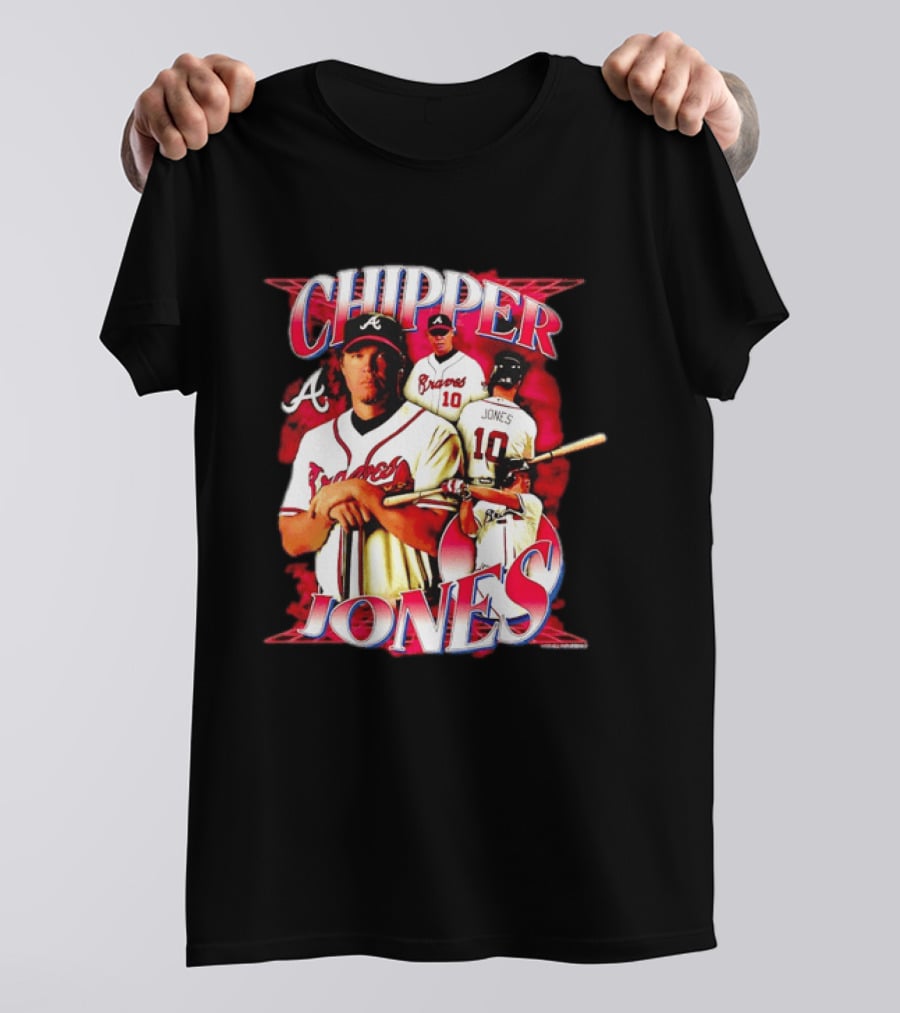 Chipper Jones Atlanta Braves Number 10 MLB Legend T-Shirt
