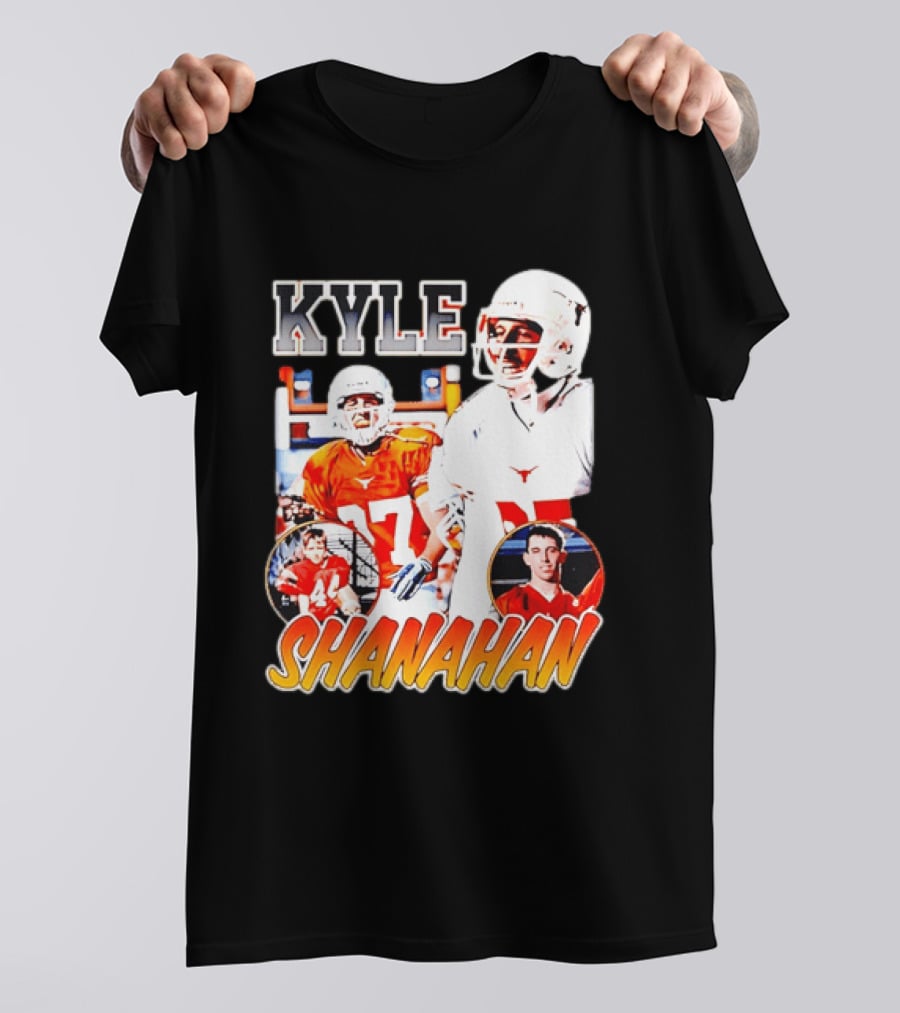 Kyle Shanahan Texas Longhorns Football Legend Player Number 17 T-Shirt