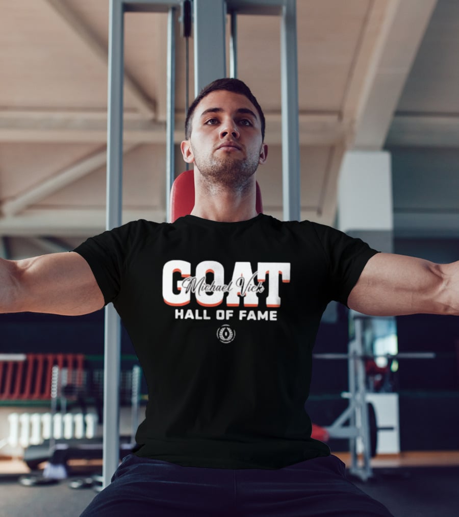 GOAT Michael Vick Hall Of Fame Virginia Tech Hokies 2025 T-Shirt