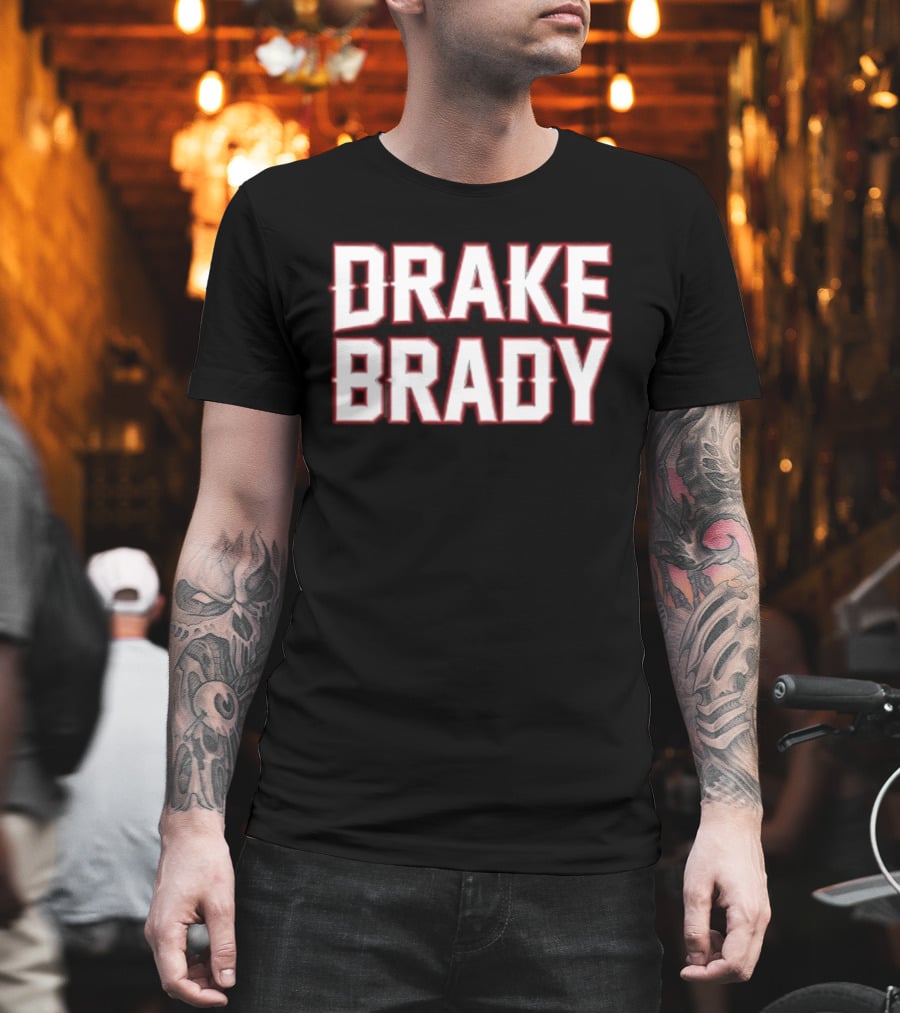 Drake Brady Bold Lettering Sports Fusion T-Shirt