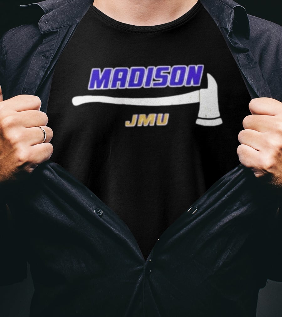 Original Firefighter Fire Dept Always Ready Madison JMU T-Shirt