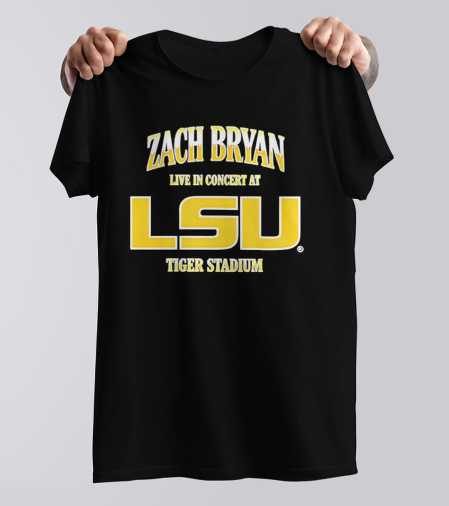 Zach Bryan Live In Concert At LSU Tiger Stadium T-Shirt