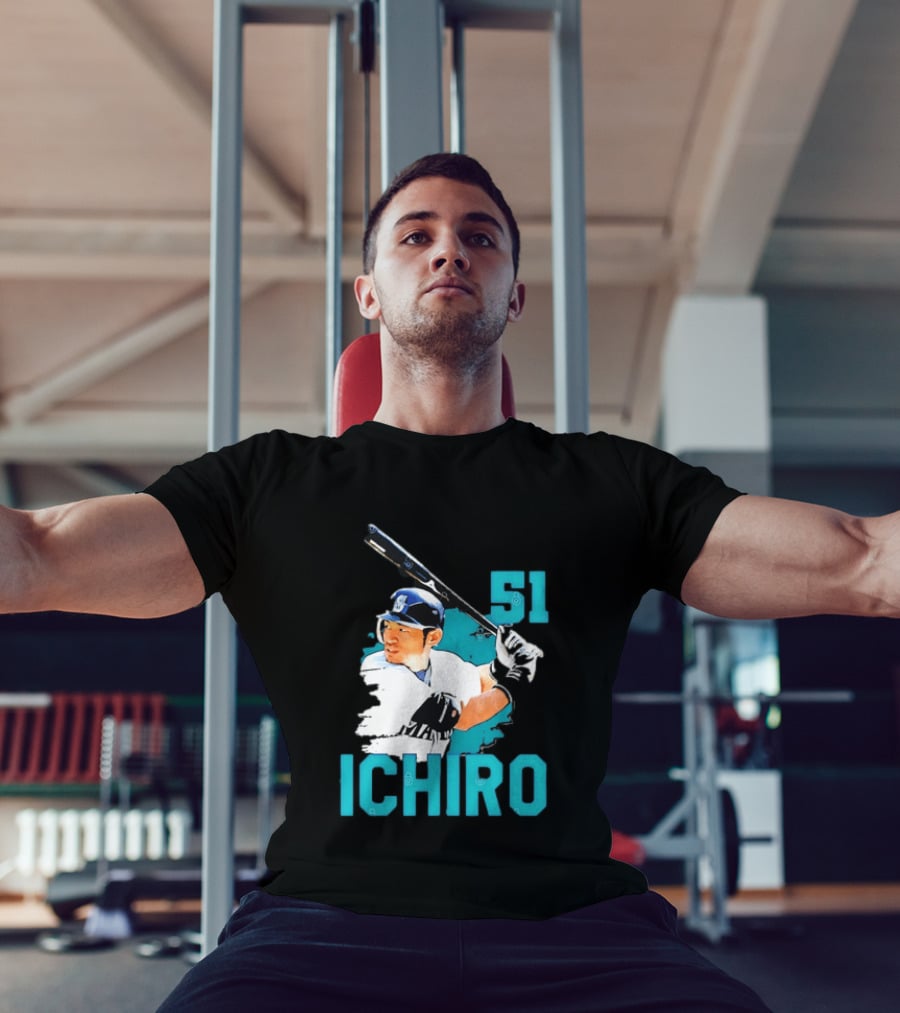 Ichiro Suzuki 51 Seattle Mariners MLB Baseball T-Shirt