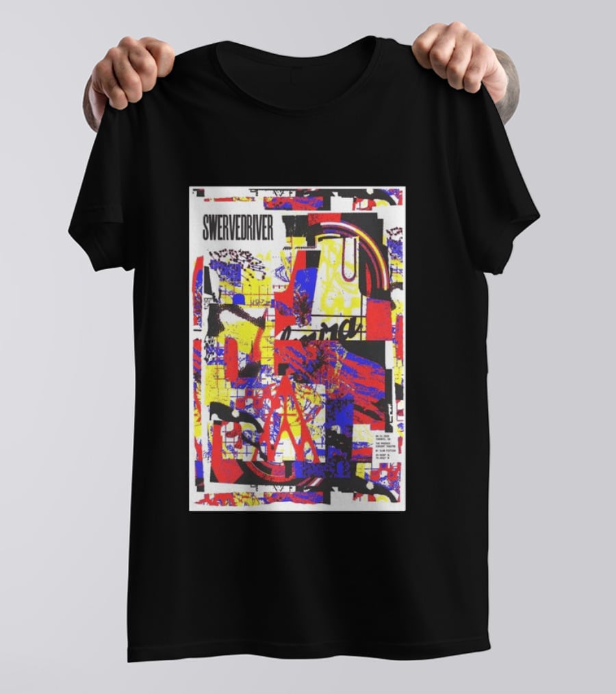 Swervedriver Phoenix Concert Theatre Toronto ON Aug 21 2026 Vibrant Abstract Collage T-Shirt