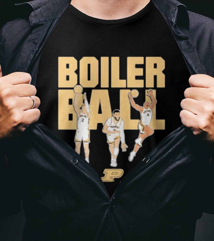 Braden Smith Fletcher Loyer Trey Kaufman Renn Purdue Basketball Boiler Ball T-Shirt