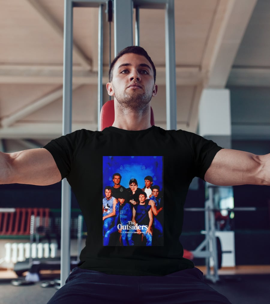 The Outsiders S E Hinton's Classic Novel Cover Group T-Shirt