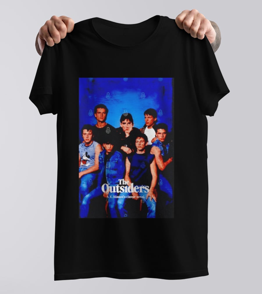 The Outsiders S E Hinton's Classic Novel Cover Group T-Shirt