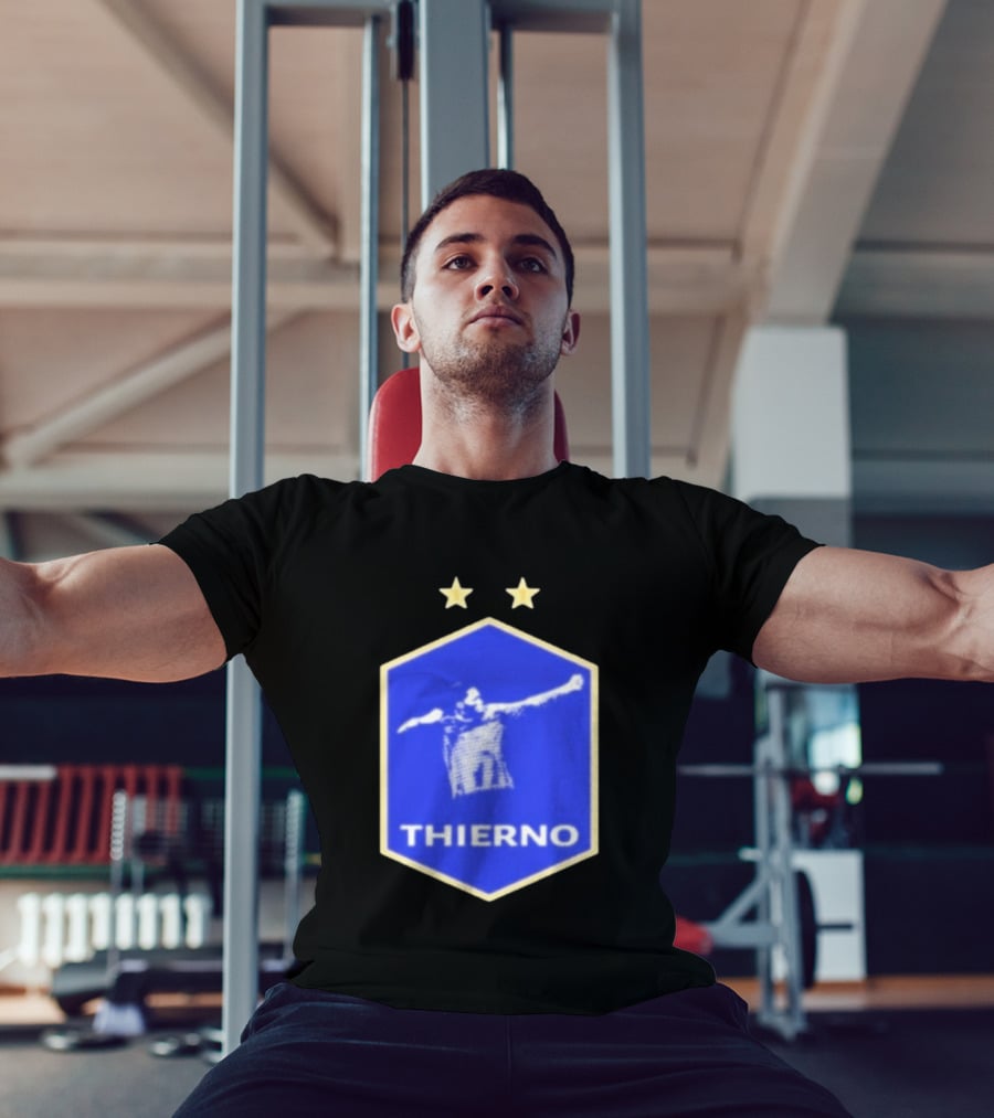 Thierno Barry Everton FC Two Stars Blue Crest T-Shirt