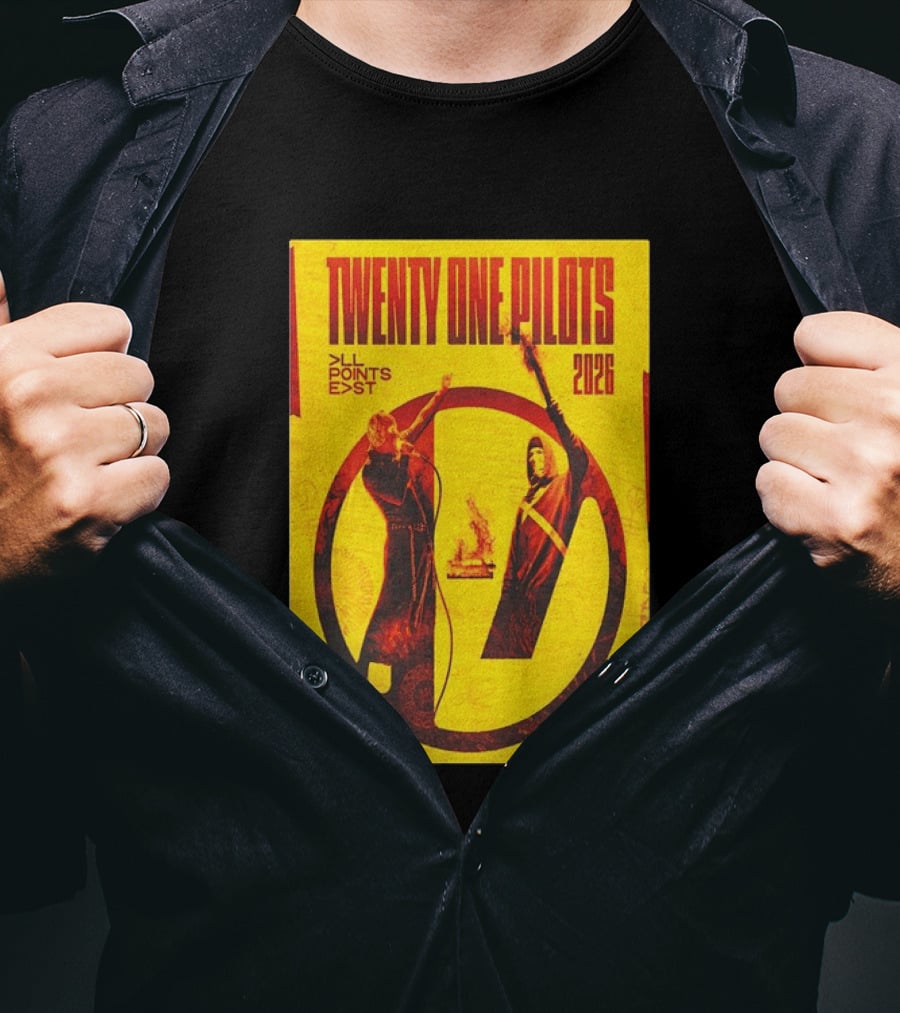 Twenty One Pilots All Points East 2026 Victoria Park London August 30 Tour T-Shirt