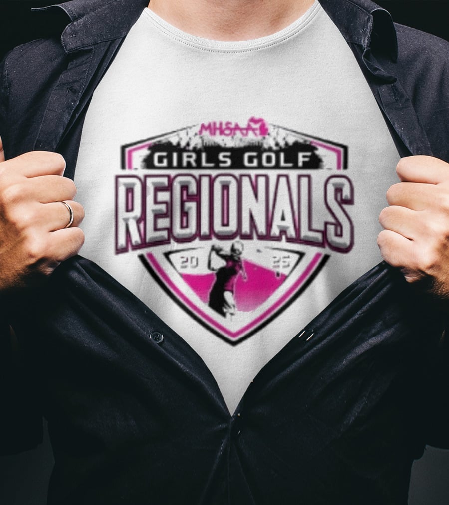 2025 MHSAA Girls Golf Regionals Championship T-Shirt