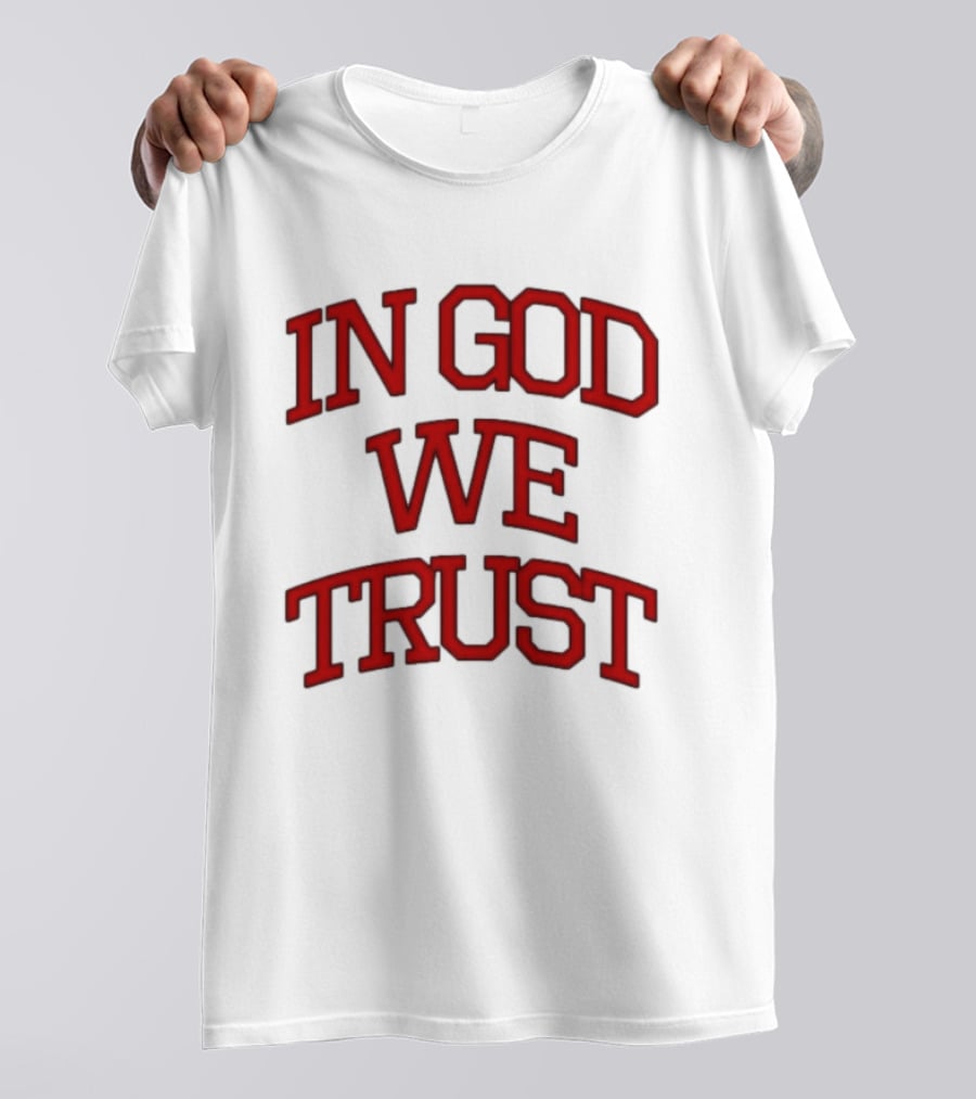 In God We Trust Bold Red T-Shirt