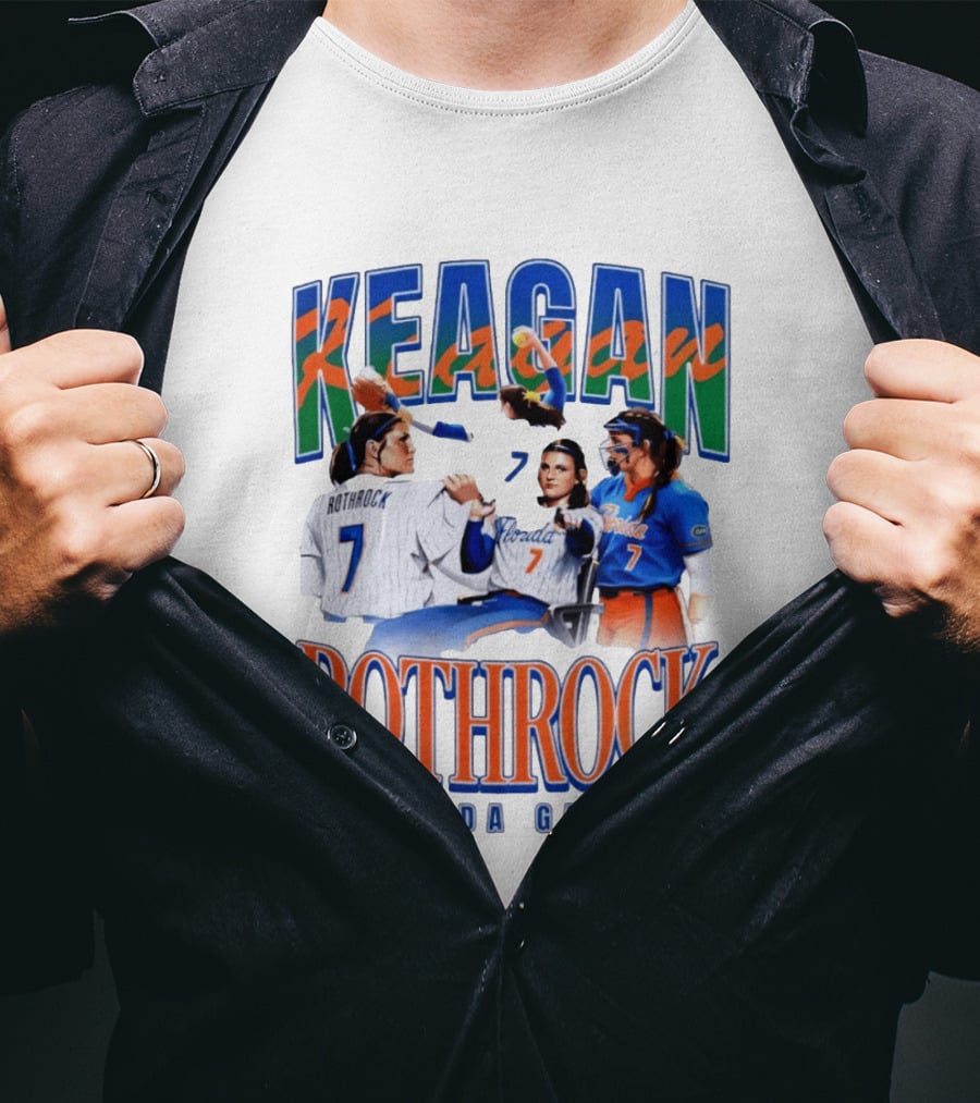 Keagan Rothrock Florida Gators Rothrock 7 Baseball Softball Athlete T-Shirt