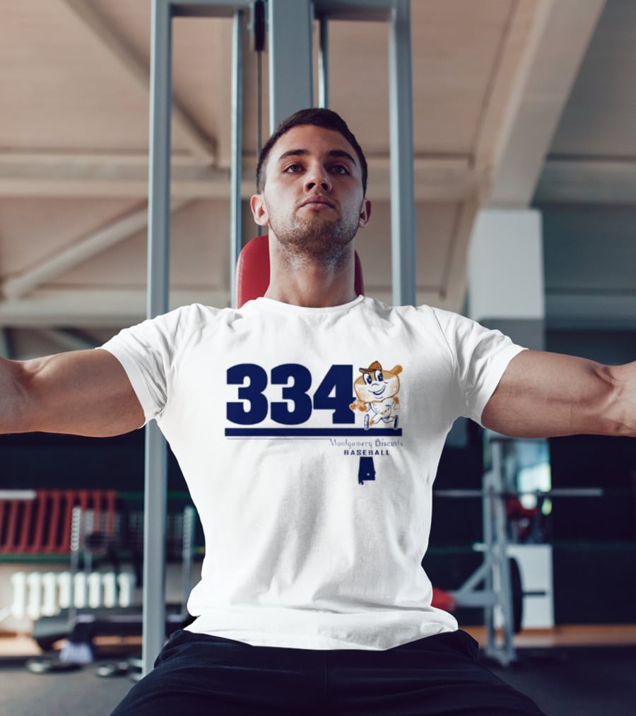 Montgomery Biscuits Baseball 334 Biscuits T-Shirt
