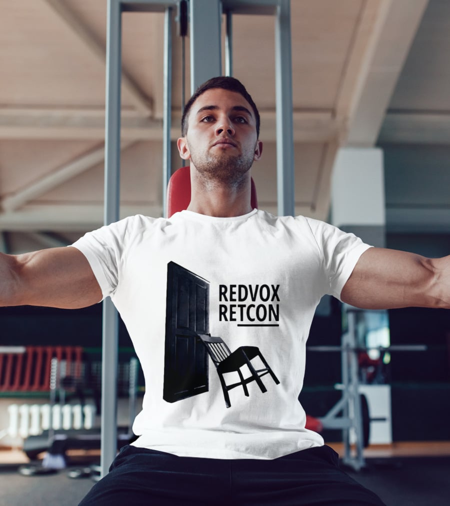 Red Vox Retcon Album Door And Chair T-Shirt