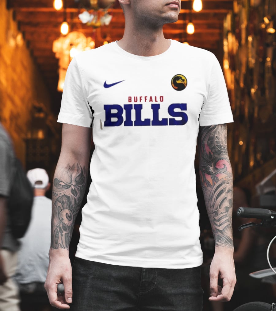 Nike Sub Zero Buffalo Bills Mortal Kombat Crossover Freeze Your Soul T-Shirt
