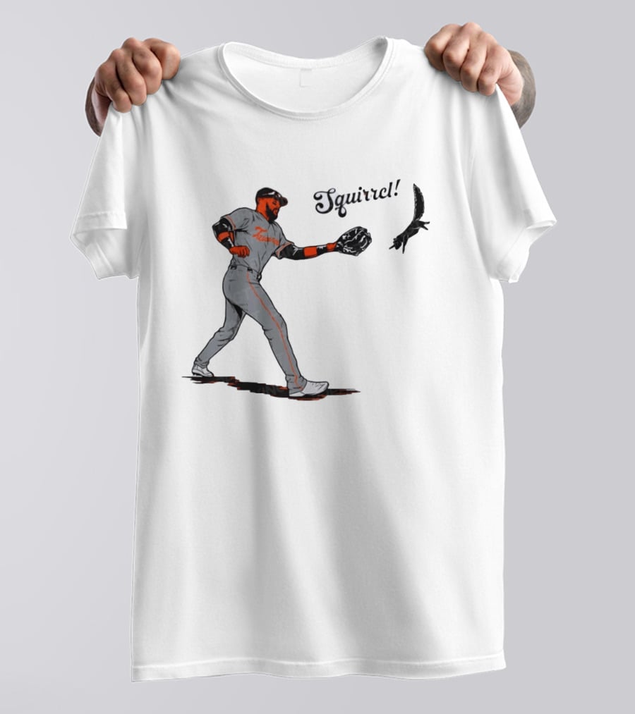 Tavares Squirrel Baltimore Orioles Baseball Moment Sports T-Shirt