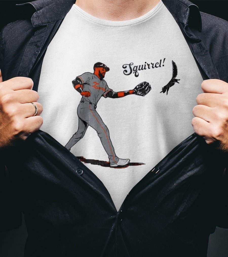 Tavares Squirrel Baltimore Orioles Baseball Moment Sports T-Shirt