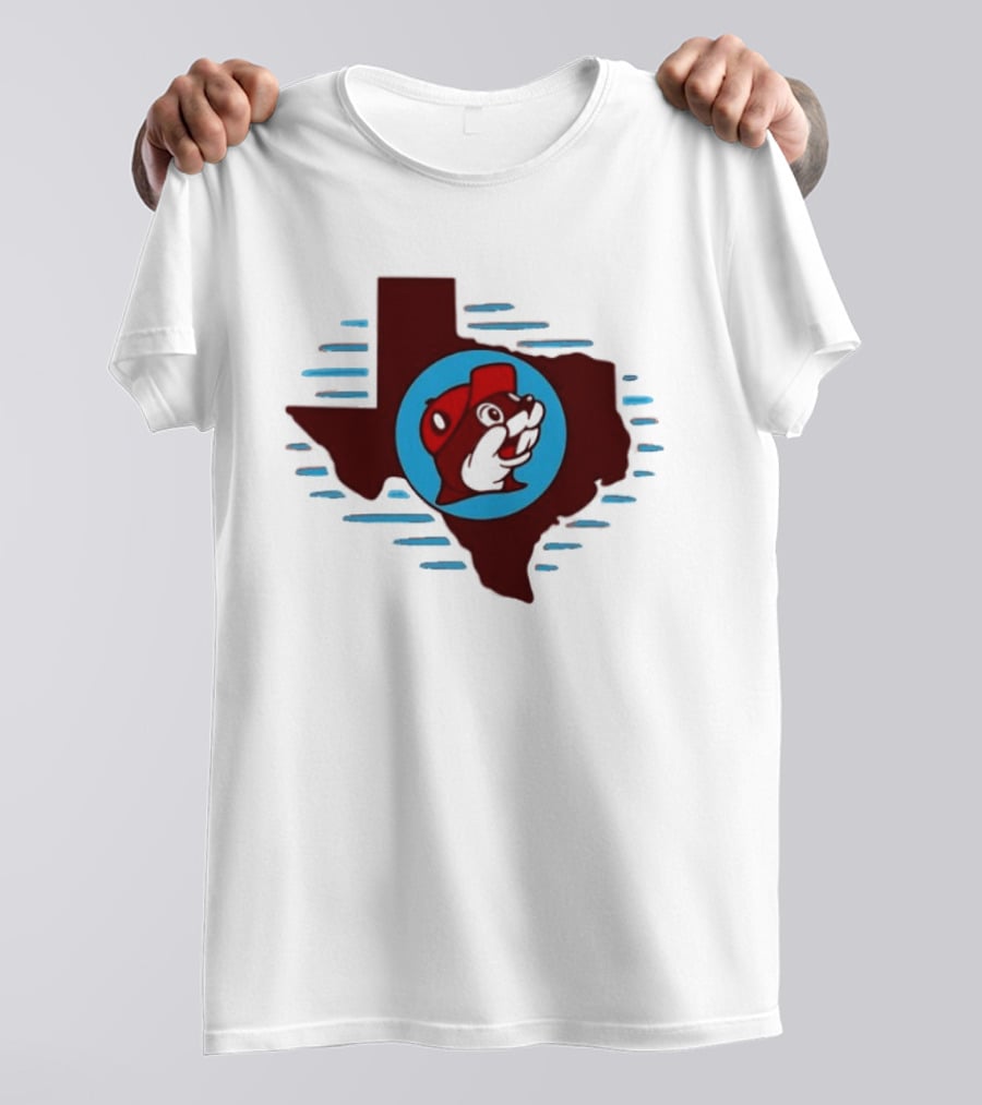 Buc Ees Texas Beaver Icon State Outline Trending T-Shirt