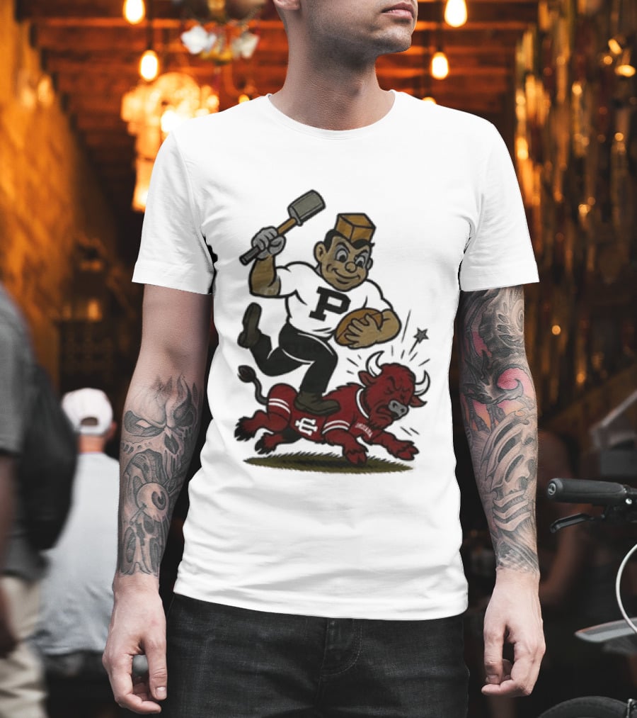 Purdue Boilermakers Crush Indiana Hoosiers NCAA Football Rivalry Victory T-Shirt