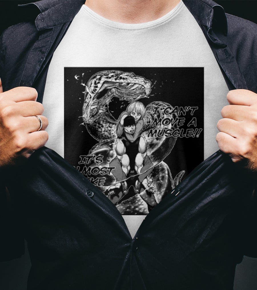 I Can't Move A Muscle It's Almost Like I'm Imai Cosmo Manga Snake Scene T-Shirt