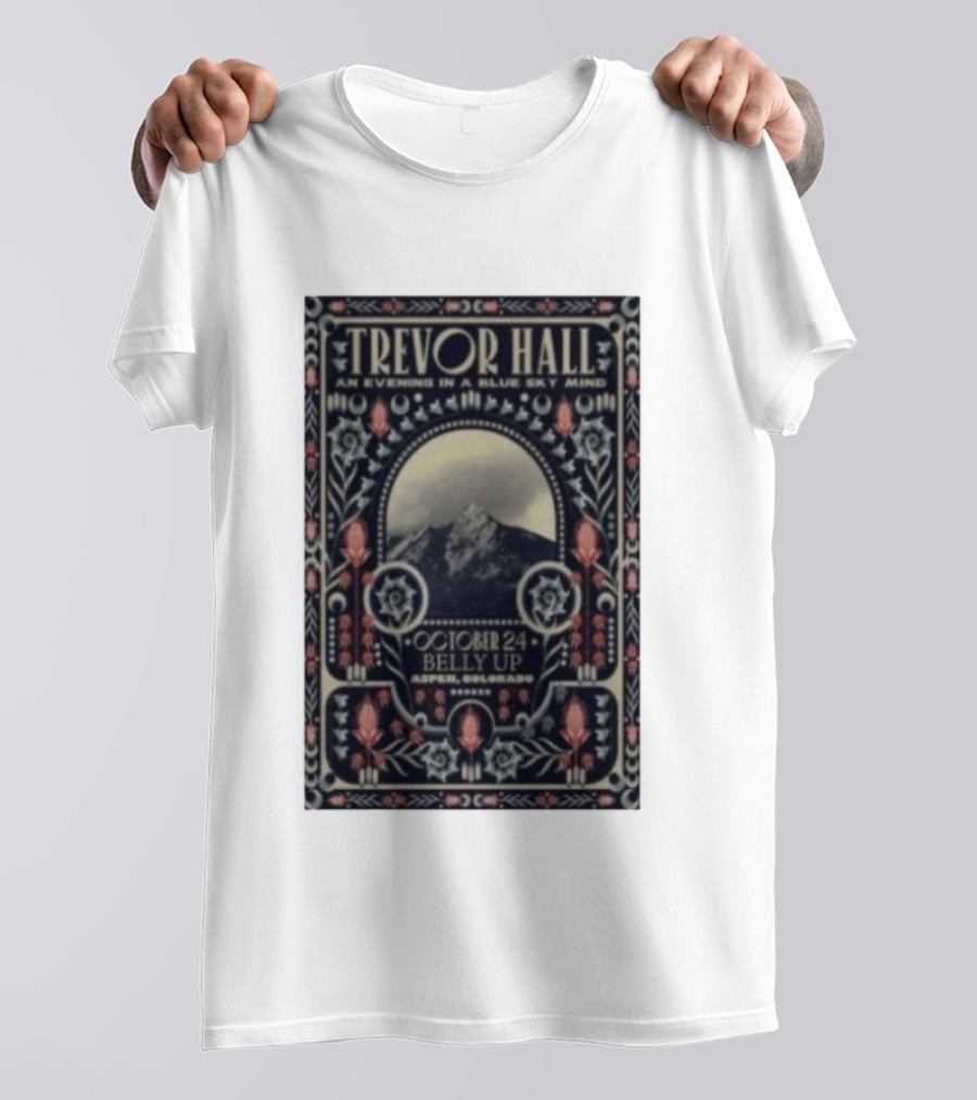 Trevor Hall An Evening In A Blue Sky Mind At Belly Up Aspen Colorado October 24 2025 T-Shirt