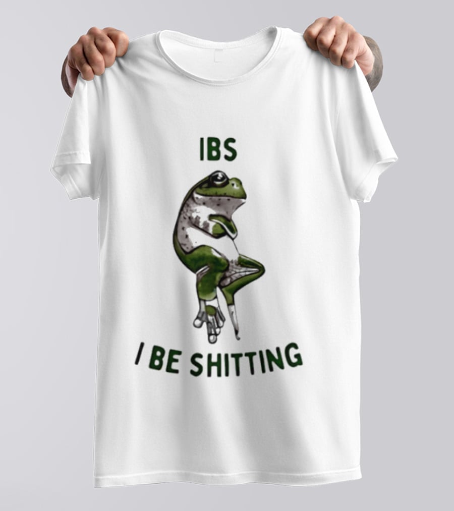 IBS I Be Shitting Frog Christmas T-Shirt