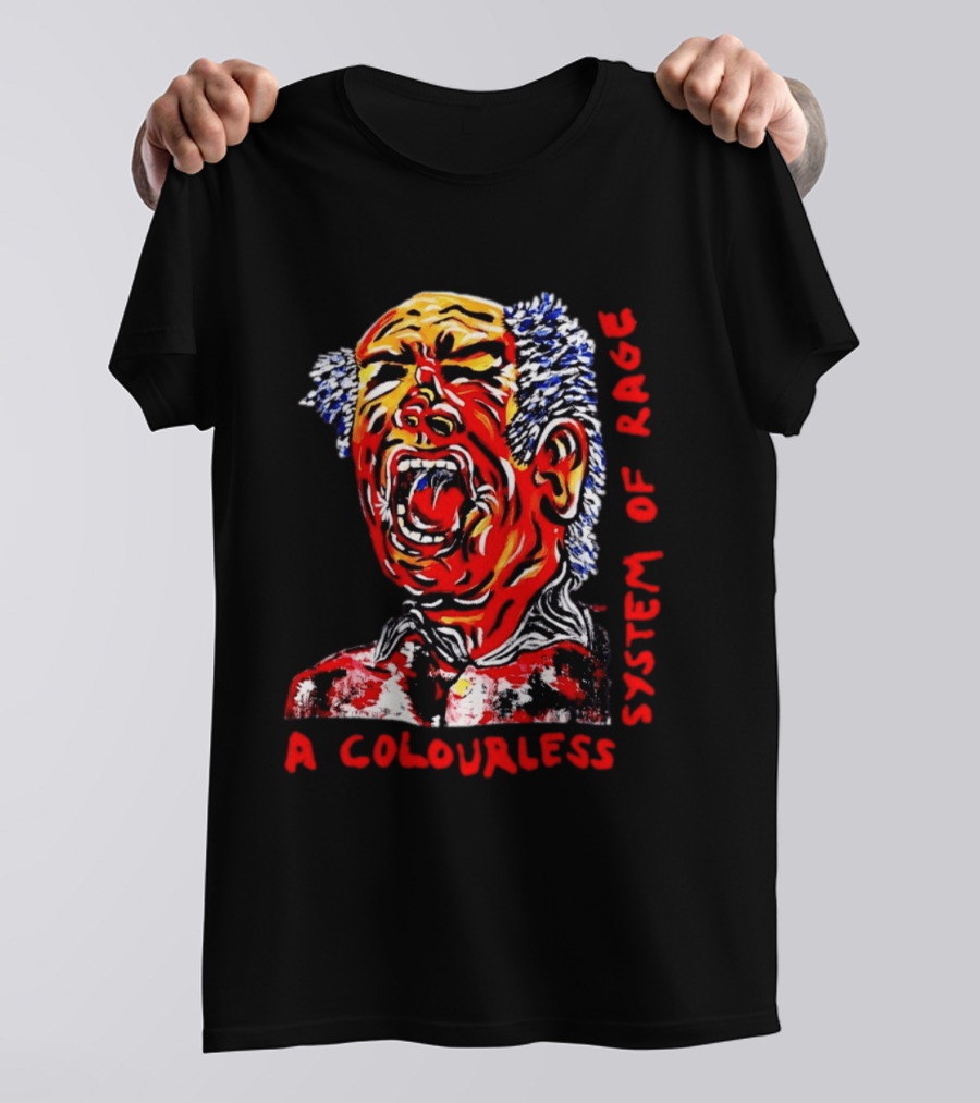 A Colourless System Of Rage Screaming Face T-Shirt