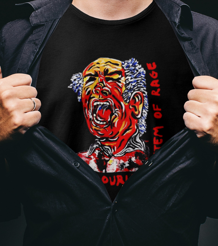 A Colourless System Of Rage Screaming Face T-Shirt