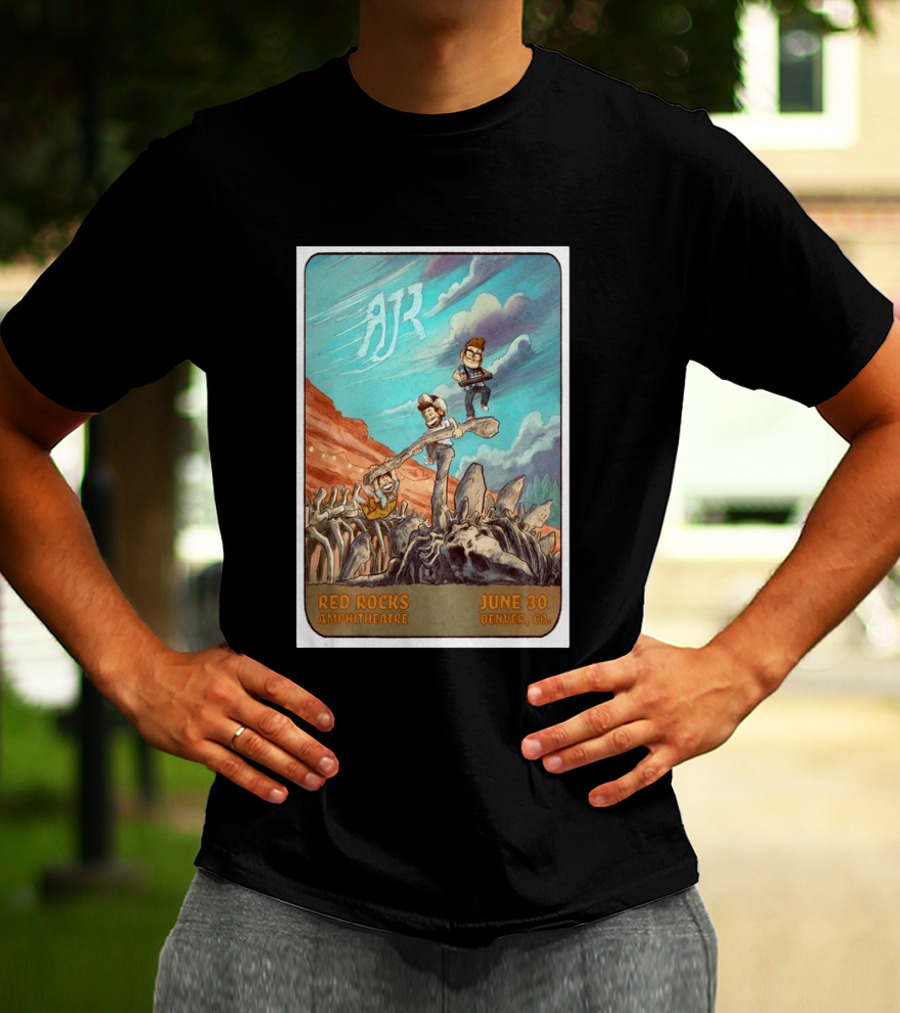 AJR Red Rocks Amphitheatre Denver June 30 2026 Morrison CO T-Shirt