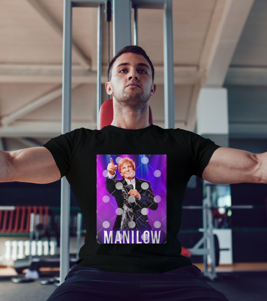 Barry Manilow Starry Stage Performance Concert T-Shirt