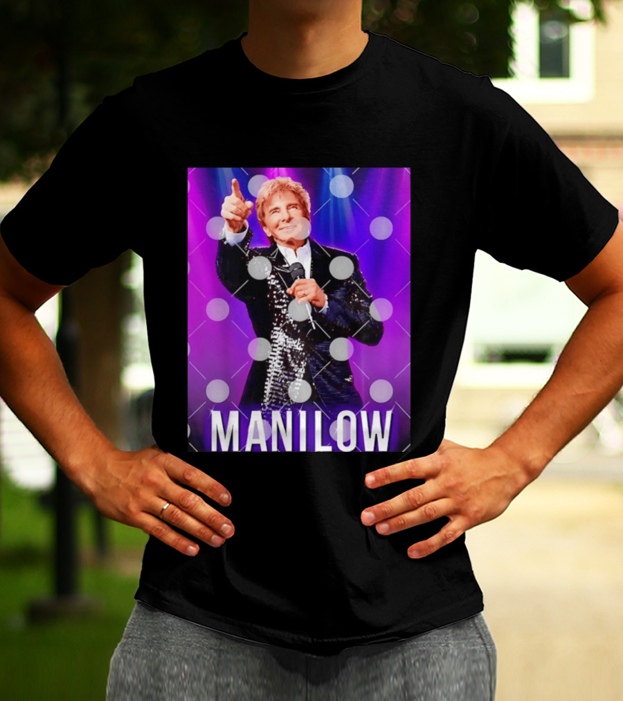 Barry Manilow Starry Stage Performance Concert T-Shirt