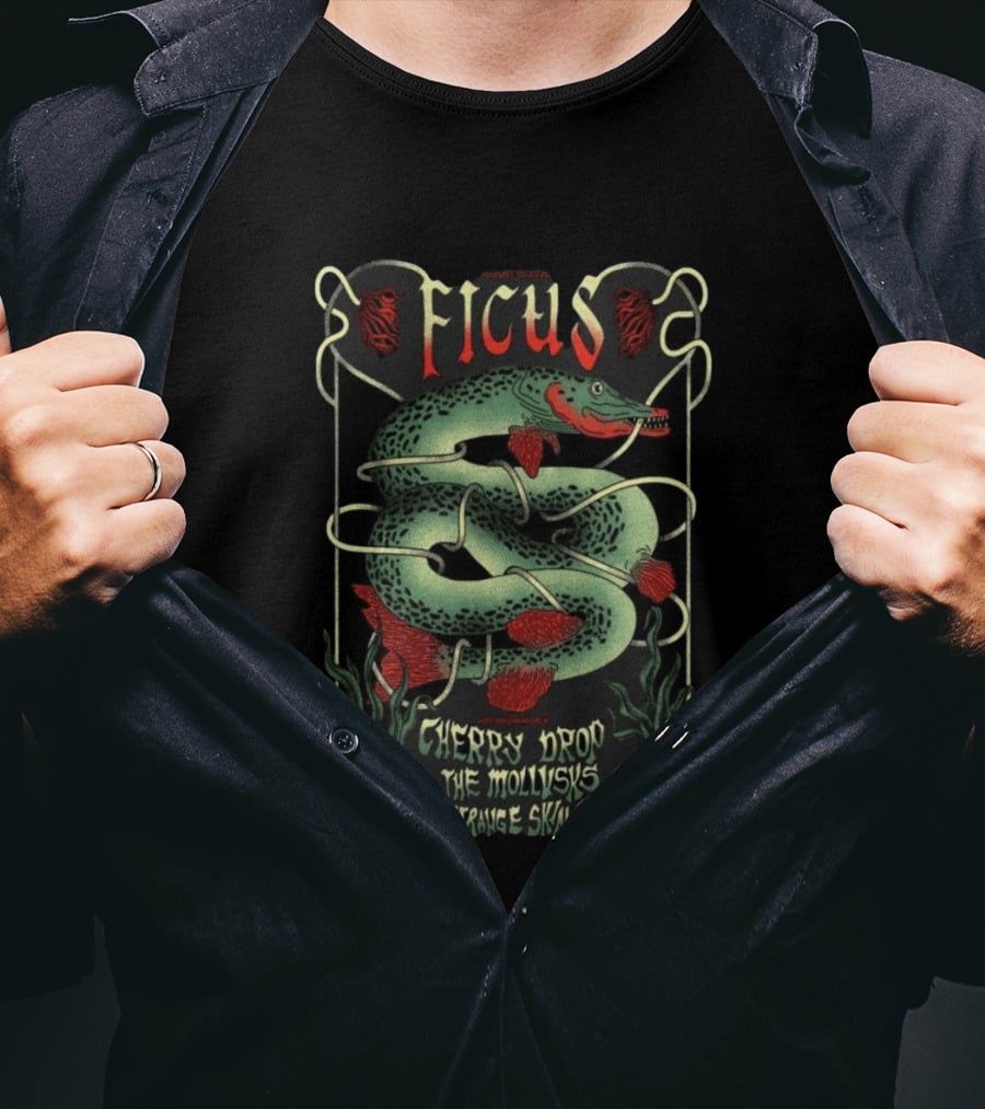 Ficus Cherry Drop The Mollusk's Strange Skin Aug 15 2026 Grand Rapids MI T-Shirt