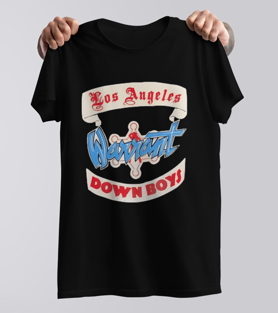 Los Angeles Warrant Down Boys Iconic Music Group T-Shirt