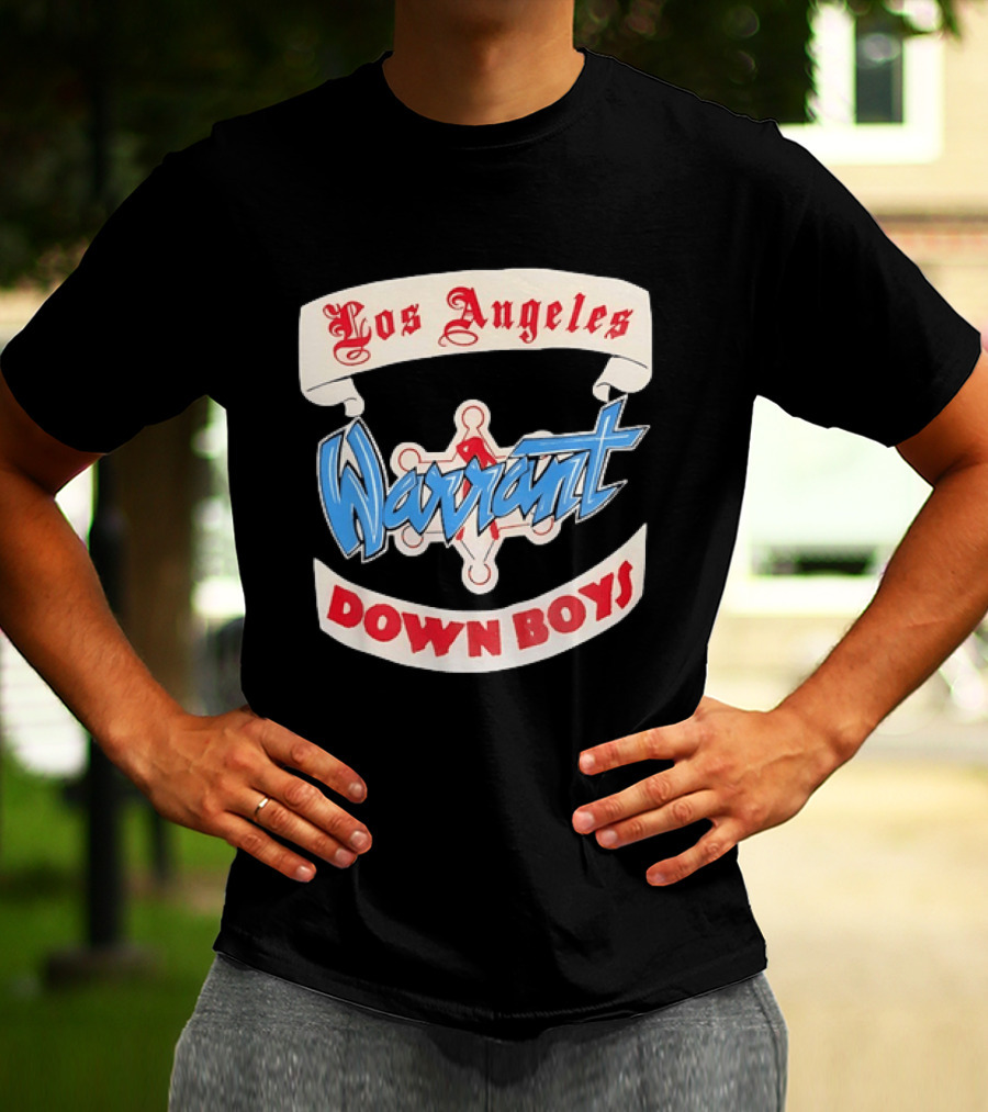 Los Angeles Warrant Down Boys Iconic Music Group T-Shirt